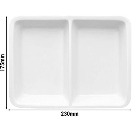 (12 stuks) THERMO FUTURE BOX Menubord - Rechthoekig - 2-delig - Wit