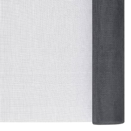 vidaXL - Gaas - 100x1000 - cm - glasvezel - grijs