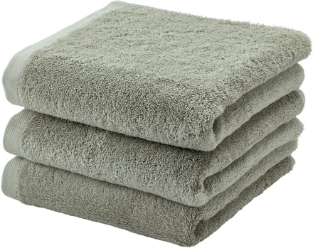 Aquanova handdoek London - 55x100 cm - Set van 3 - Thyme