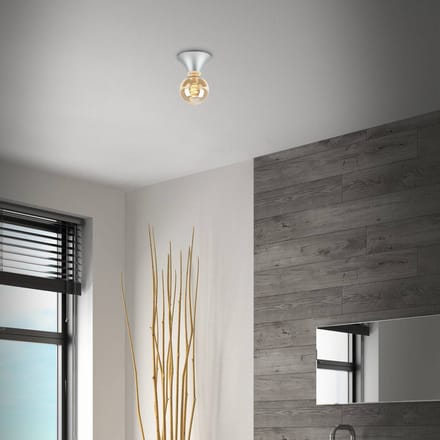Briloner Plafondlamp Tepel voor de badkamer IP44 E27 chroom mat