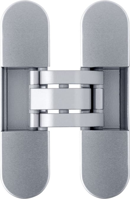 Ivana Onzichtbaar Scharnier Zilver 60kg - 3 Stuks