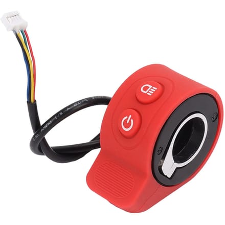 Elektrische Scooter Duim Snelheid Gashendel 2-in-1 Scooter Accelerator voor Scooter Modificatie Accessoires red