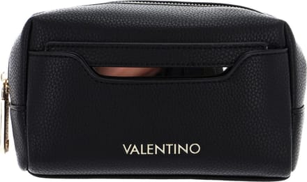 VALENTINO Toilettas Ring Re Soft Cosmetic Case Nero Zwart