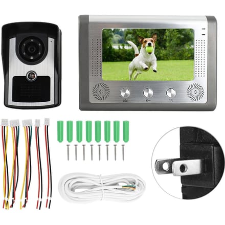 7-inch Bedrade Waterdichte Video Intercom Deurbel IR Camera Monitor Deurtelefoon