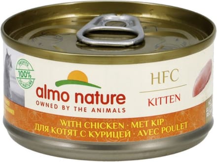 Almo nature cat kitten kip kattenvoer - 24x 70g