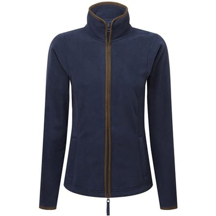 Premier Dames/Dames Artisan Fleecejack (Marine / Bruin)
