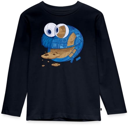 Sesamstraat Koekiemonster Machine Premium T-Shirt Kinderen