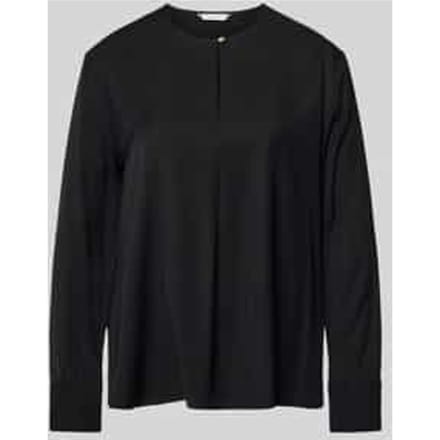 Relaxed fit blouse met lange mouwen van pure viscose