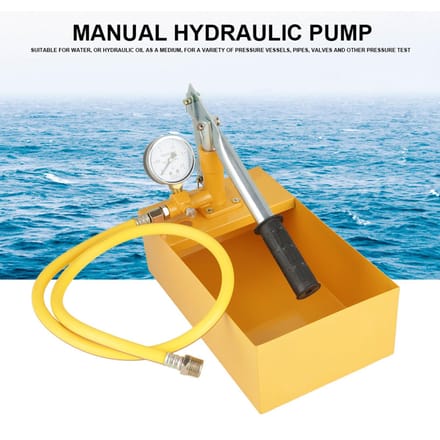 2.5Mpa 25KG Handmatige Hydraulische Waterdruktestpomp Pijpleiding Tester Gereedschap