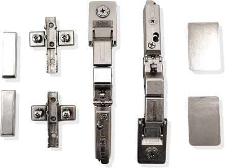 Glazen Spiegelscharnieren met Soft-Close Mechanisme - Set van 2