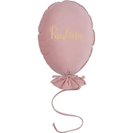 Deluxe ballon kussen natuurlijk roos gepersonaliseerd Malomi Kids