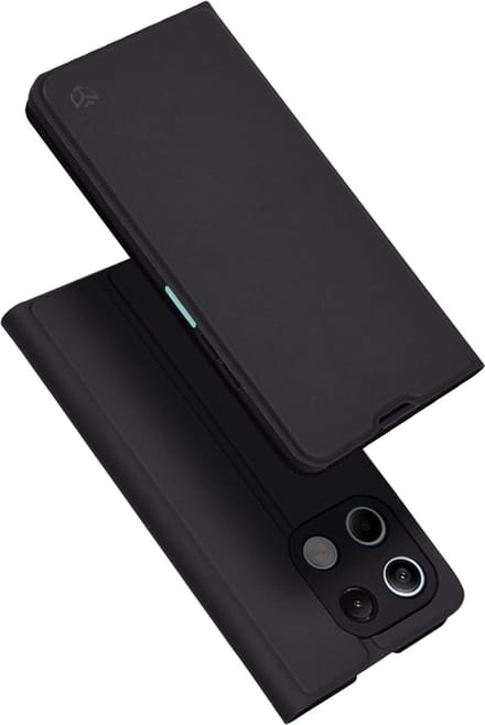 Techsuit Magskin Book Wallet Case hoesje voor Xiaomi Redmi Note 13 5G - Zwart