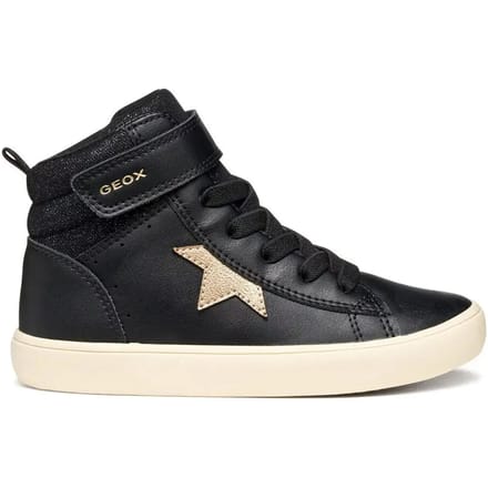 GEOX GISLI MEISJES Sneakers - ZWART/CHAMPAGNE