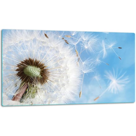 TMK ArtDeko - Snijplank - Glas - 52x30cm - Bloemenmotief