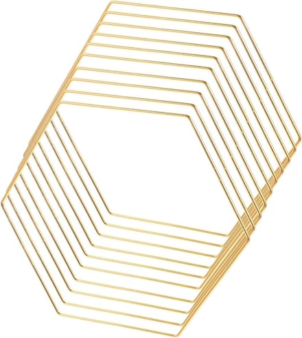 Dromenvanger Ringen - DIY Frames - Knutselen Decoratie - Stevig Ijzer - 10 Stuks - Goud