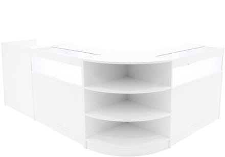 Sagittarius led toonbank set - wit - b900x2, lm60, tb60 - schuifdeuren