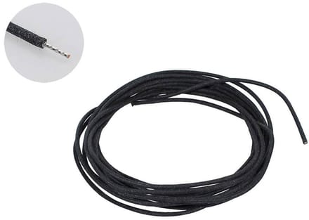 Gitaarkabel - Boston PBW10/BK - Push-back - Gevlochten - Jack - 3 meter - Zwart