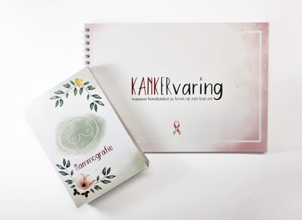 Borstkanker invulboek + 70 mijlpaalkaarten