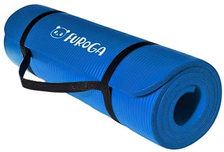 Yogamat Gevoerd & Antislip voor Fitness