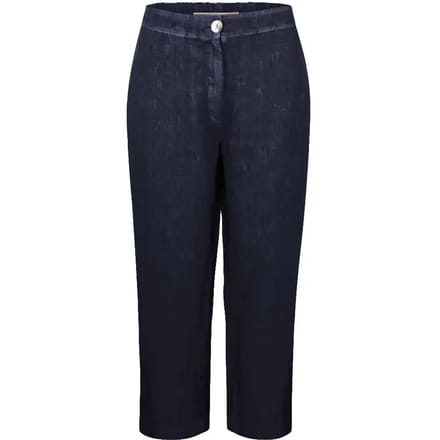 Linnen curve broek voor vrouw Haris Cotton