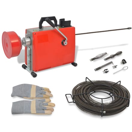 vidaXL - Leidingreinigingsmachine - 250 - W - 15 - m - x - 16 - mm - 4,5 - m - x - 9,5 - mm