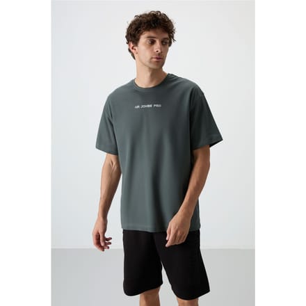 Oversized Geprinte Crew Neck T-shirt