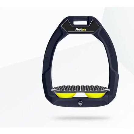 Veiligheidsophangingen voor paardrijden Endurance Marine/Grijs/Geel Flex-On Safe-On