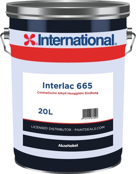 Interlac 665 (5L & 20L) - 1 Comp. - Gekleurde Eindlaag - UV Bestendig