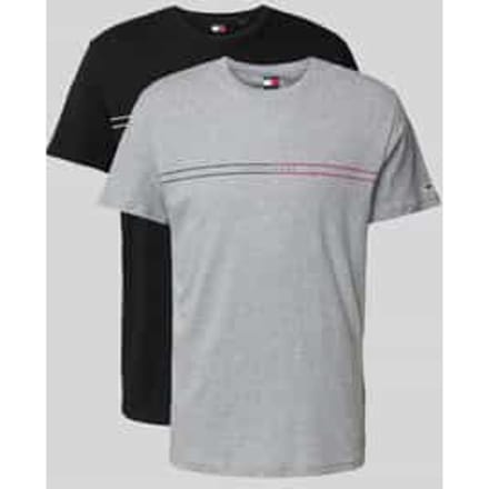 T-shirt met labelprint