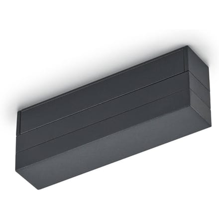 Spanningsrail Voedingsconnector - DUOLINE - 2 Fase - Mat Zwart