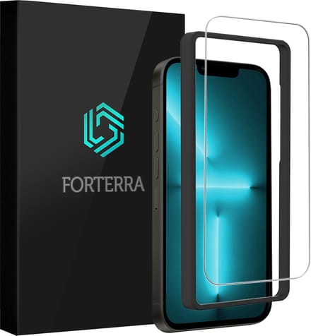 Screenprotector Geschikt voor Apple iPhone 13 Pro Max - Met Installatie Frame - Beschermglas - Gehard Glas - Tempered Glass - Screen Protector