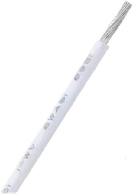 Elektrische Draad - Isolatie Kabel - Apparaten Aansluiten - Vertind Koper - 100 Meter - Wit