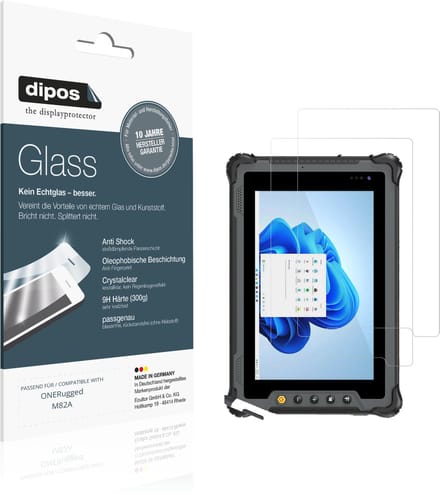 dipos – 2x Pantserfolie geschikt voor ONERugged M82A | 9H Screenprotector