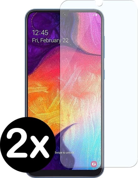 Screenprotector - 2 Stuks - Geschikt voor Samsung Galaxy A20e - Extra Sterk - Beschermglas - Gehard Glas - Tempered Glass - Screen Protector