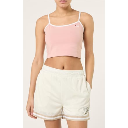 FILA Renella Cropped Spagetti Strap Top Mellow Rose Größe: M | Tanktops Outlet | Damen | Rosa