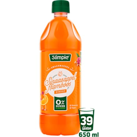 Limonadesiroop sinaasappel framboos