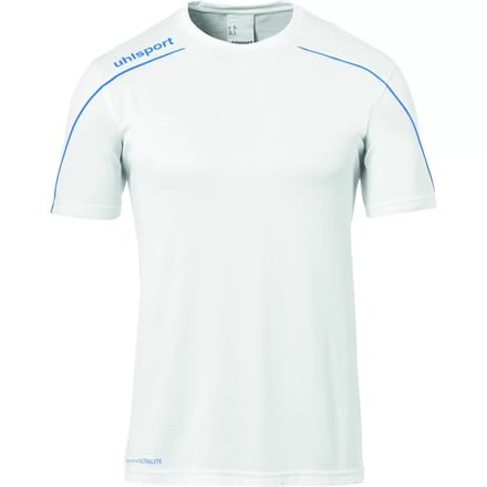 Uhlsport Stream 22 Shirt Korte Mouw Heren - Wit / Royal | Maat: XL