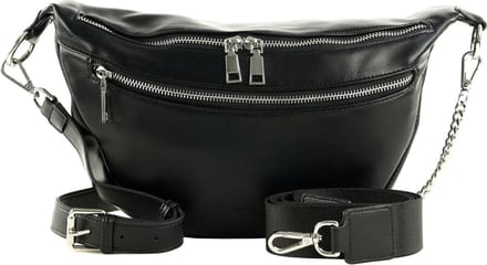 SEIDENFELT MANUFAKTUR Schoudertas Rya Big Beltbag Black Zwart