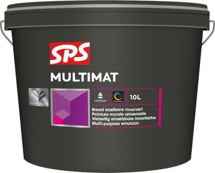 Sps Multimat Muurverf 9010 10 Liter