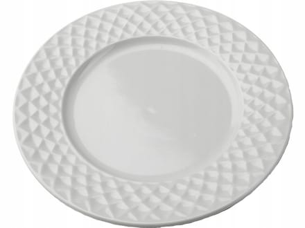 Grote keramische eetplank 26cm - Diamantgrijs