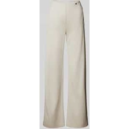 Stoffen broek met naadritszakken