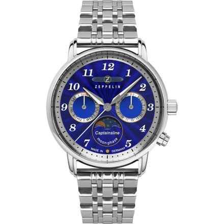Zeppelin Friedrichshafen 8639M-3 Ultramarin Horloge