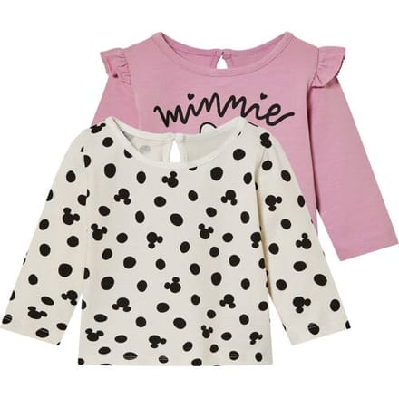 Lidl 2 baby T-shirts (Minnie Mouse, 62-68)