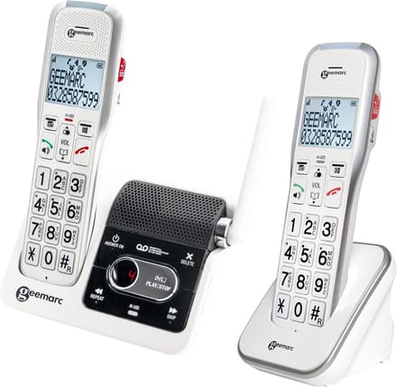Draadloos DECT Telefoon Set met Extra Luide Ontvangst en Antwoordapparaat