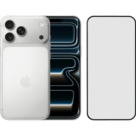 Apple iPhone 17 Pro Max 1TB Zilver + BlueBuilt Screenprotector Glas