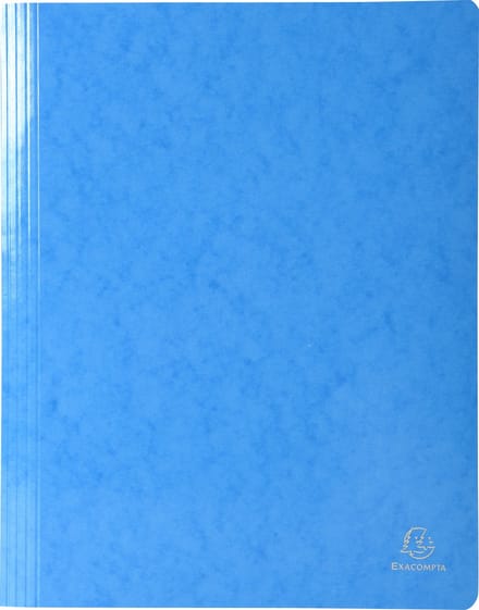 Exacompta 25x Snelhechtmap IDERAMA® in gelamineerd glanskarton 355gm2 - A13 - Lichtblauw - 380806B