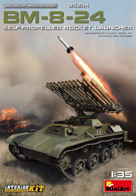 Miniart - Bm-8-24 Self-propelled Rocket Launcher (Min35234) - modelbouwsets, hobbybouwspeelgoed voor kinderen, modelverf en accessoires