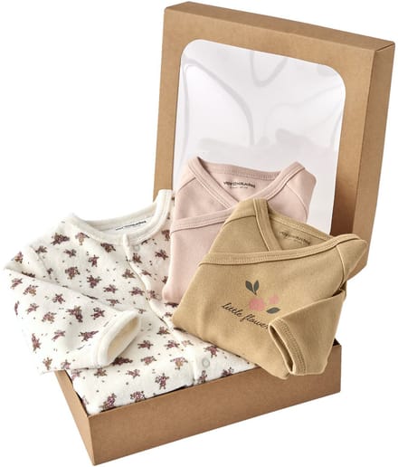 Vertbaudet Babyset - 3 delig - babypakje - 2 rompers