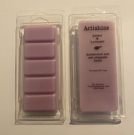 ArtiShine - Waxmelts - Amber & Lavendel (5melts - 84 gr !)