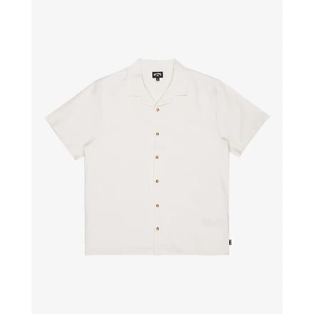 Billabong Vacay Linen Overhemd Met Korte Mouwen Wit S Man